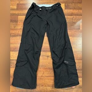 Nike 6.0 Men’s Ski Snowboarding Black Pants Size XL Cargo Insulated